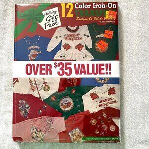 Vintage Iron On ColTransfer  Kit Holiday Gift Pack of 12 Julie's Journey 9" x 12